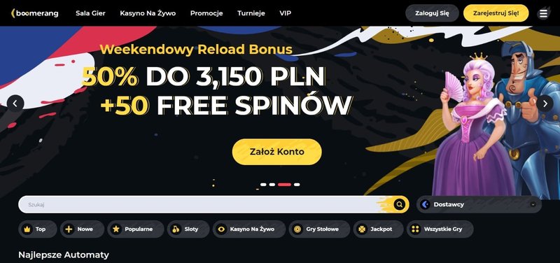 Izkušljivost Boomerang Casino: Naušnice Igralne Mreže in Velike Zmage